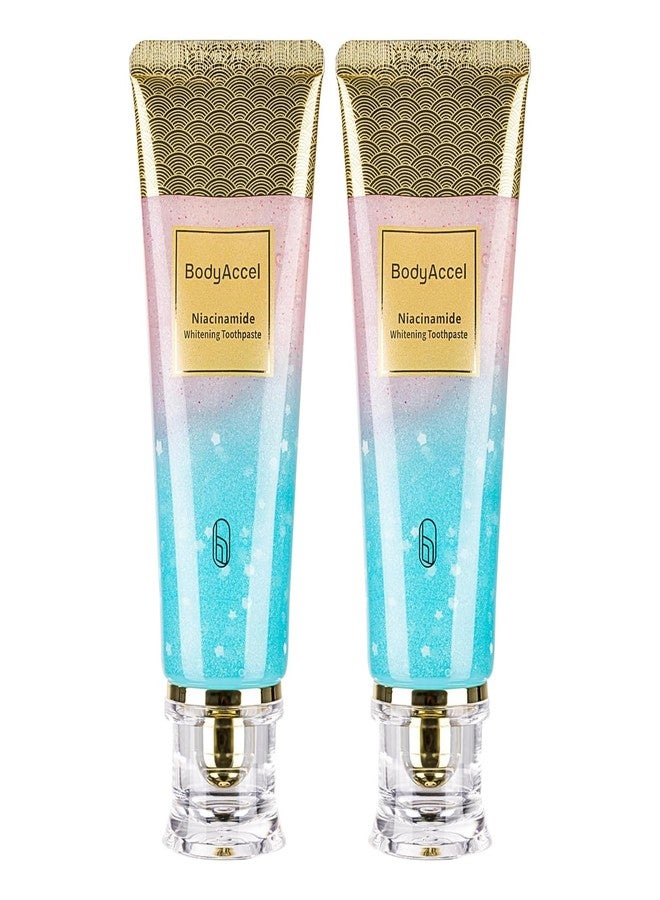 بودي أكسيل معجون أسنان BodyAccel لتبييض الأسنان بالنياسيناميد - إزالة البقع وإنعاش النفس - Image 1